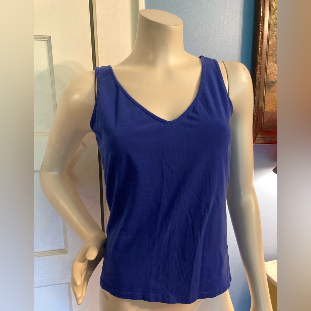 🐟Blue Sport Gap Tank Top, size Medium